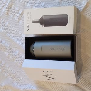 New in Box Vinglace Wine Chiller Graphite Color
